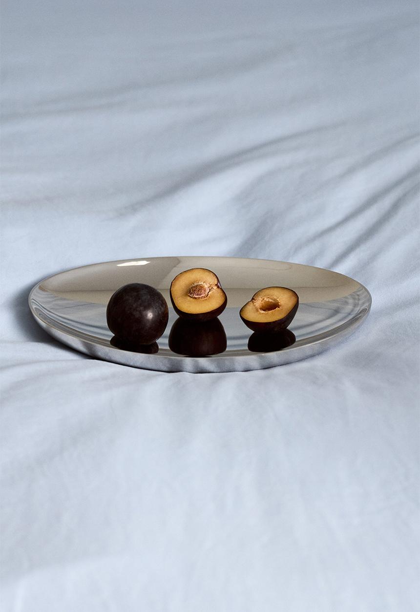 H&M - Stainless steel trinket dish - silver-coloured