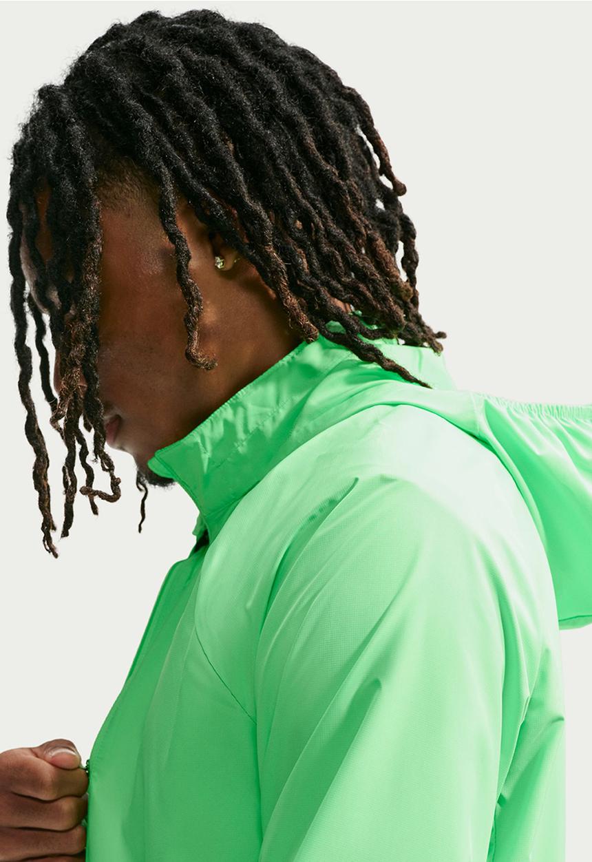 Nike - Miler Repel UV Protection Running Jkt - Illusion Green/Reflective Silv