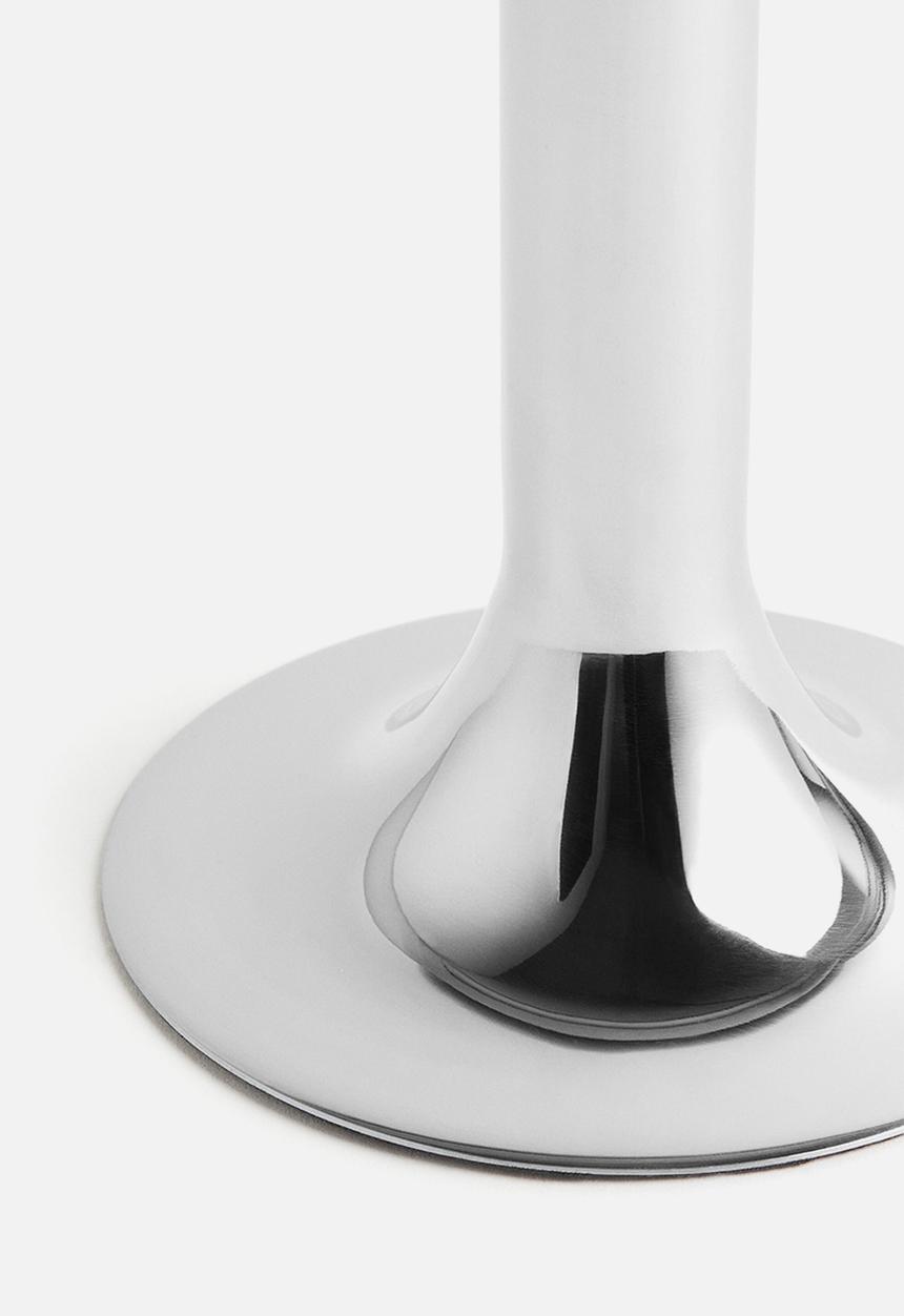 H&M - Tall stainless steel bud vase - silver