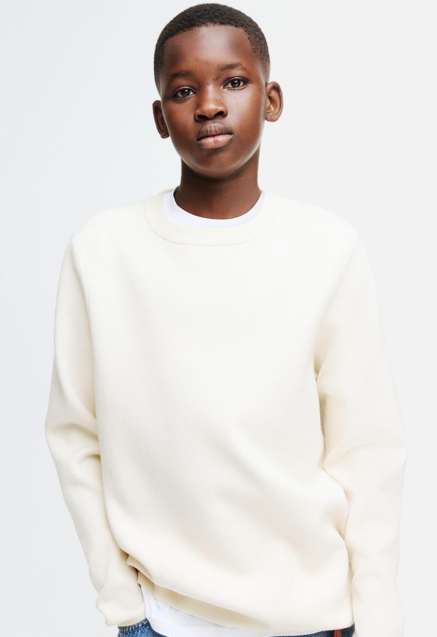H&M - Fine-knit jumper - light beige