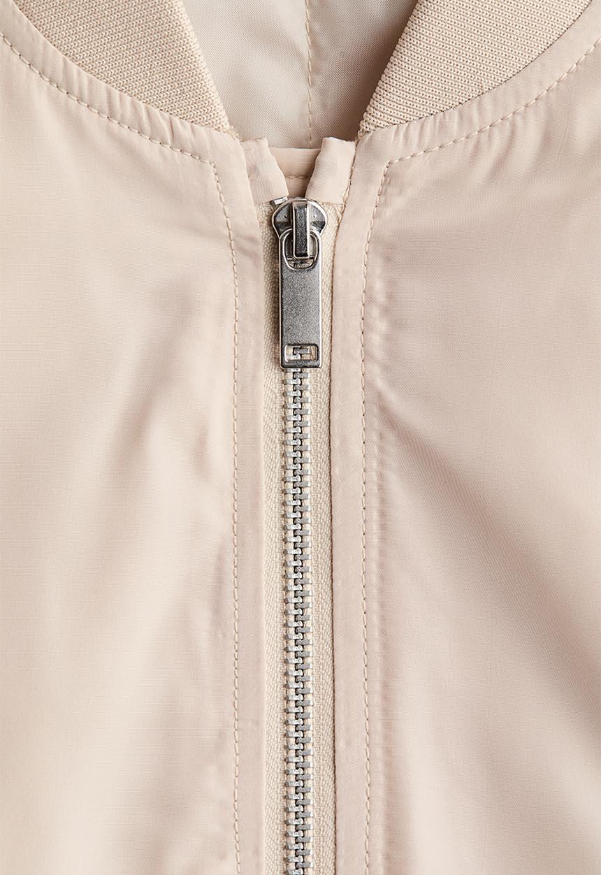 H&M - Padded bomber jacket - light beige