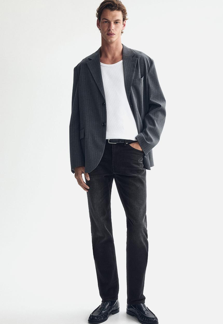H&M - Slim jeans - black