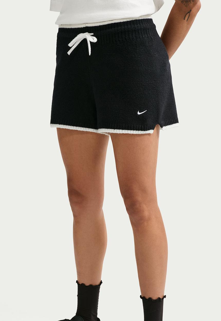 Nike - W Nk Eknit Short - Black/White/White