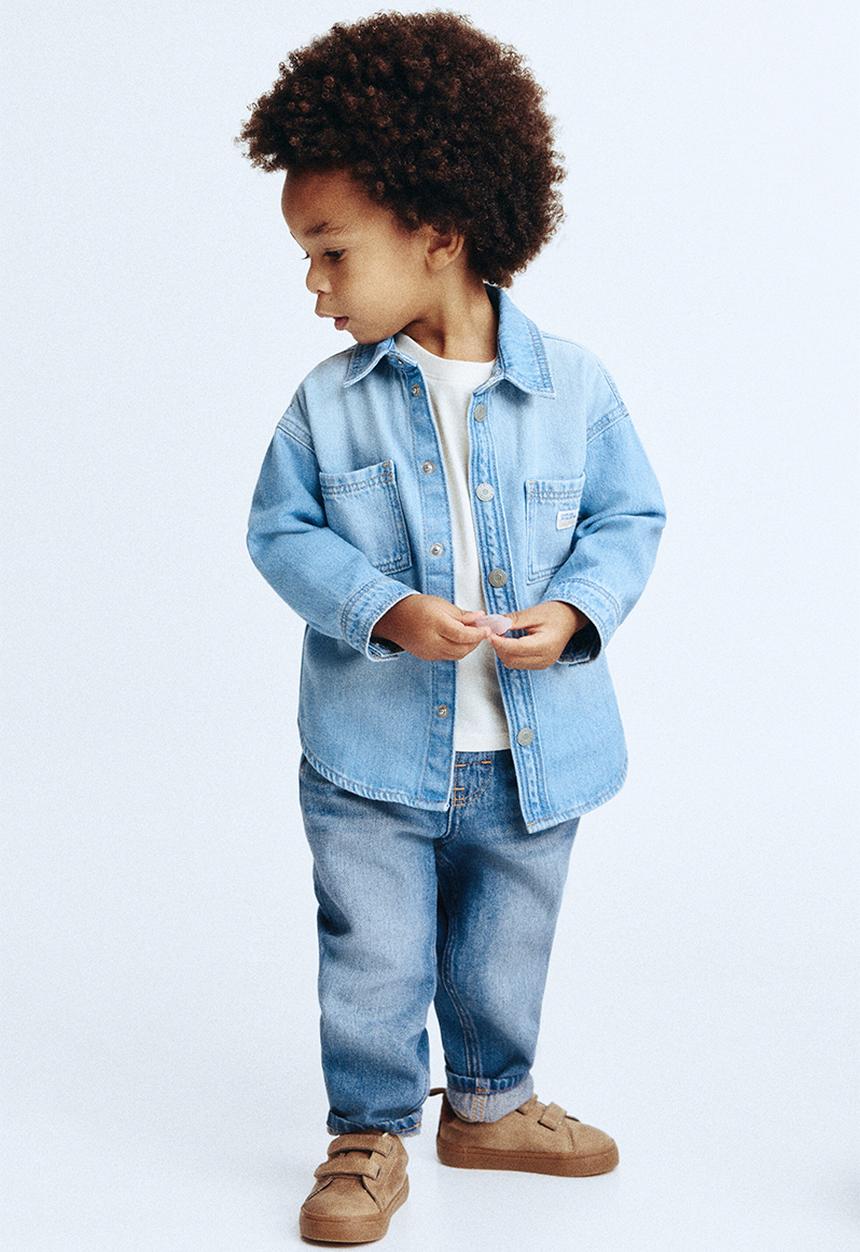 H&M - Cotton jeans - denim blue