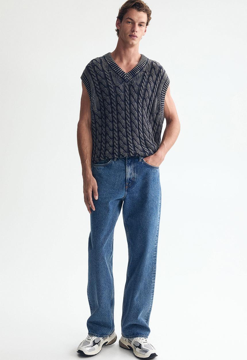 H&M - Relaxed jeans - denim blue