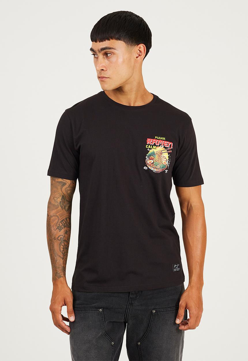 Brave Soul - Scran T-shirt - Jet Black