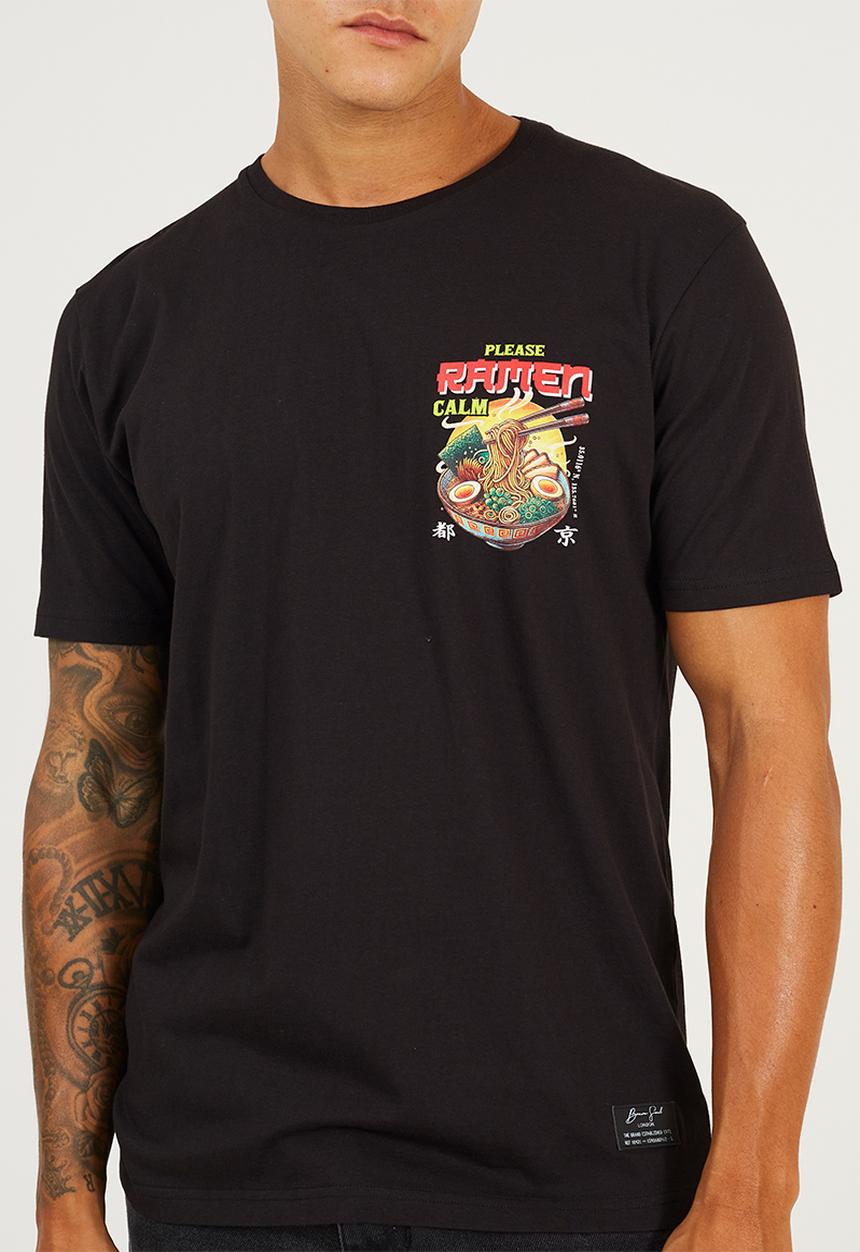 Brave Soul - Scran T-shirt - Jet Black