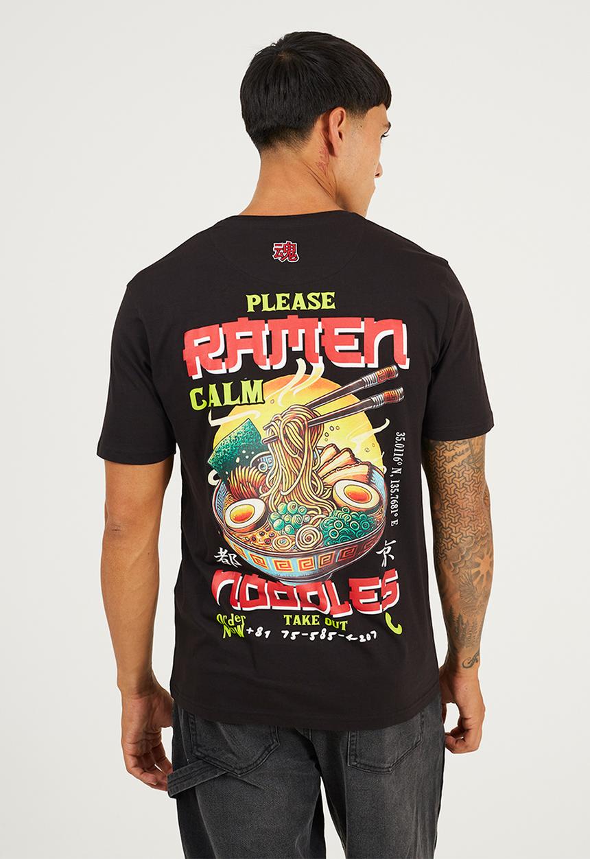 Brave Soul - Scran T-shirt - Jet Black