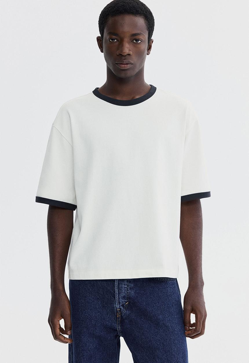H&M - Loose fit boxy-style t-shirt - white