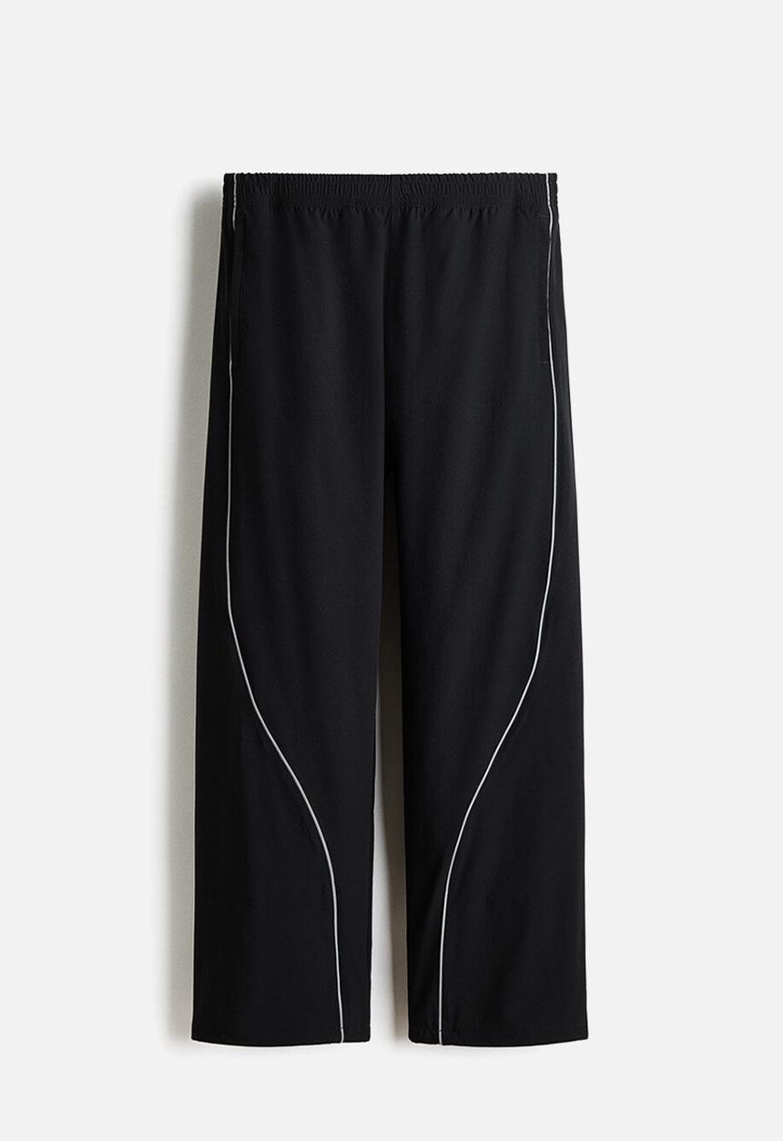 H&M - Relaxed fit track pants - black
