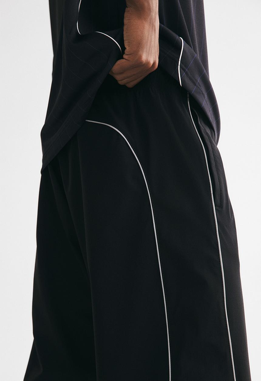 H&M - Relaxed fit track pants - black
