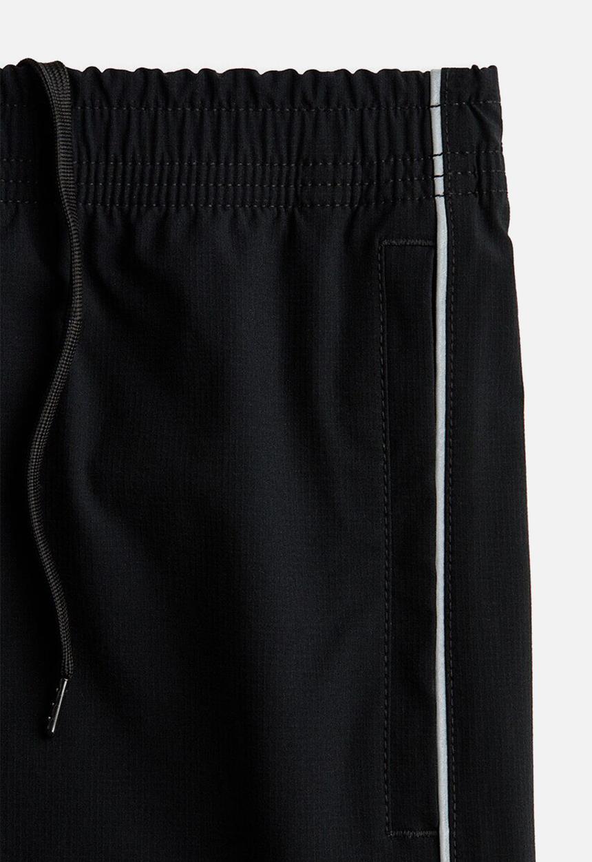 H&M - Relaxed fit track pants - black