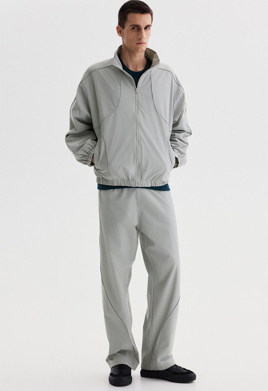 H&M - Relaxed fit track pants - light grey