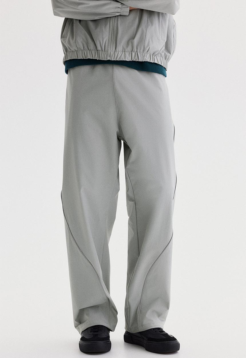 H&M - Relaxed fit track pants - light grey