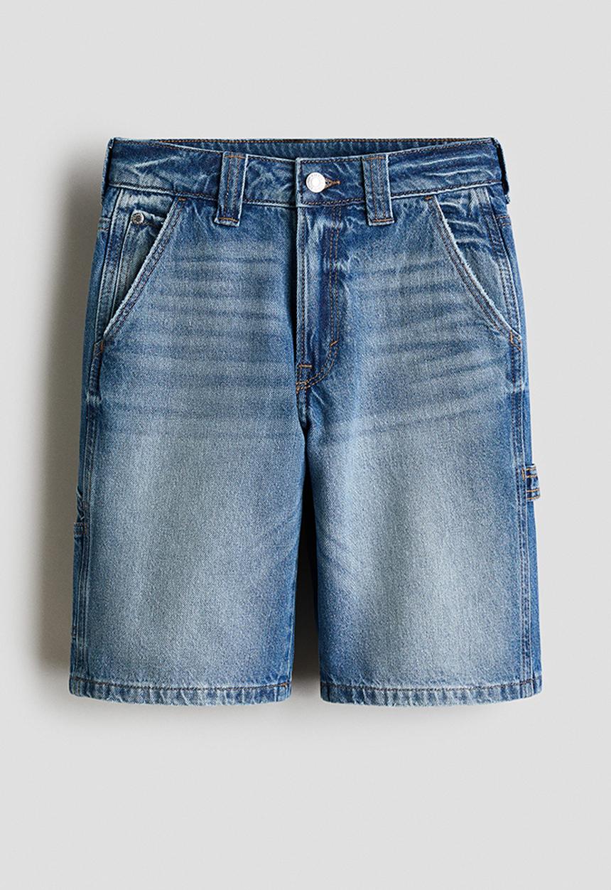 H&M - Carpenter denim shorts - denim blue