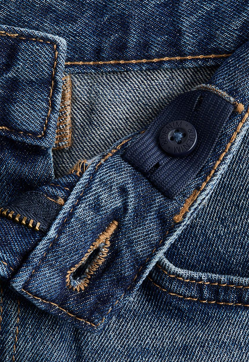H&M - Loose-fit denim shorts - denim blue