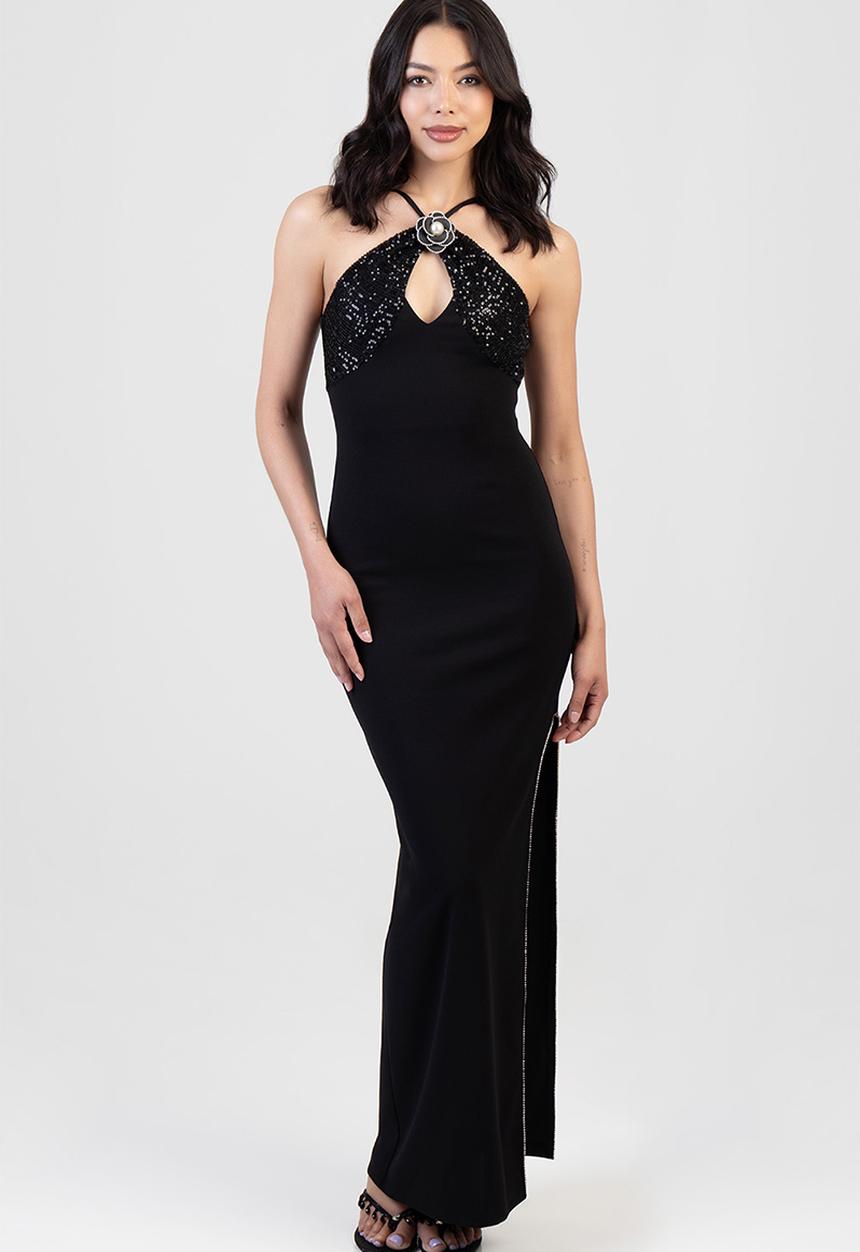 SISSY BOY - Cold Hearted Maxi Dress - Black