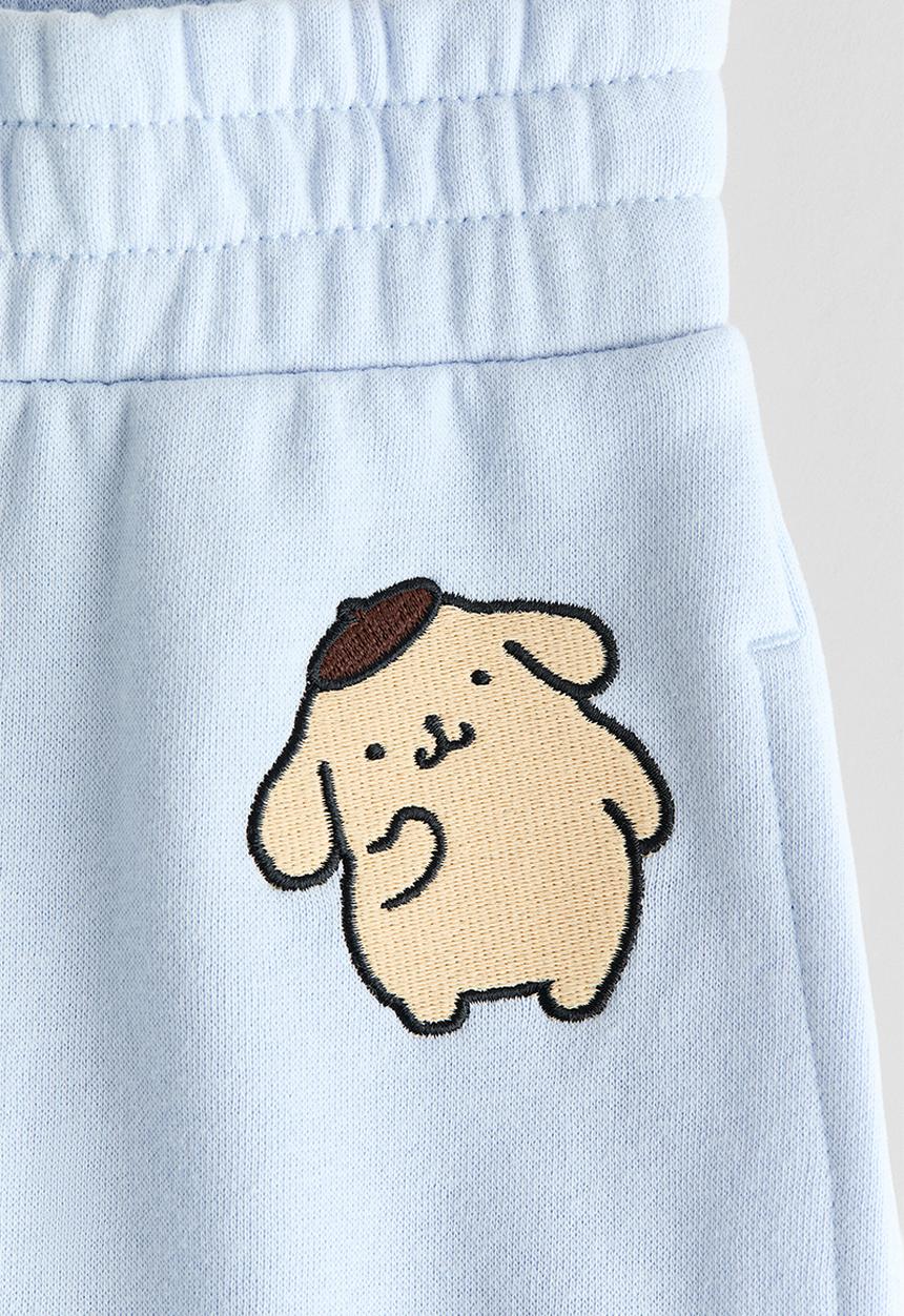 H&M - Brushed-inside sweatshirt joggers - light blue/pompompurin