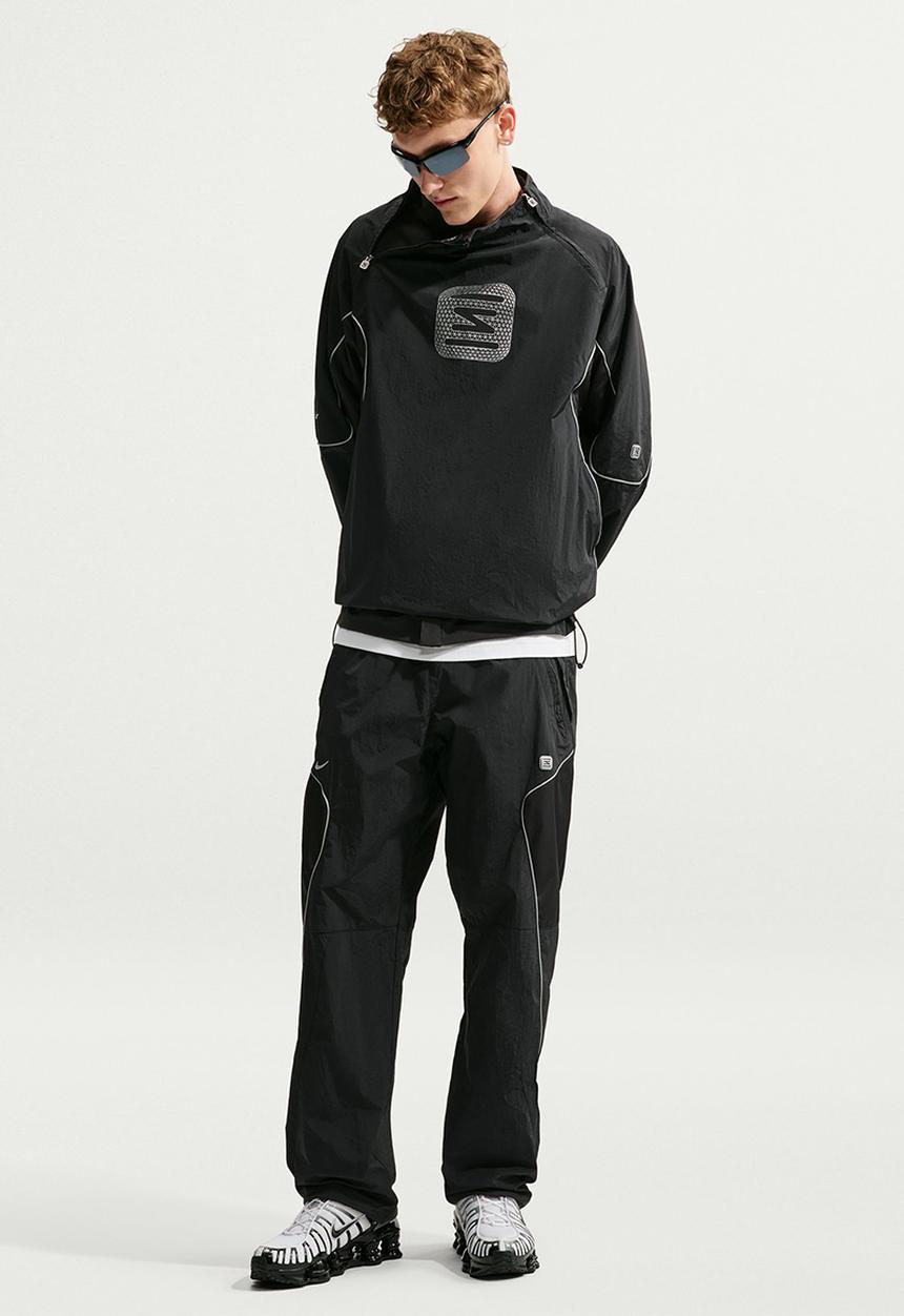 Nike - NSW Shox Woven Half-Zip Jacket- Black/Black