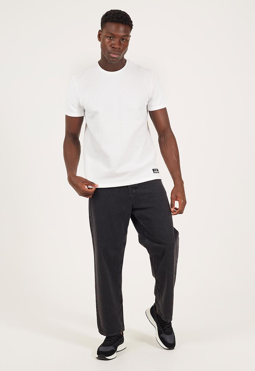 Brave Soul - Crew Neck Tshirt  - Off White