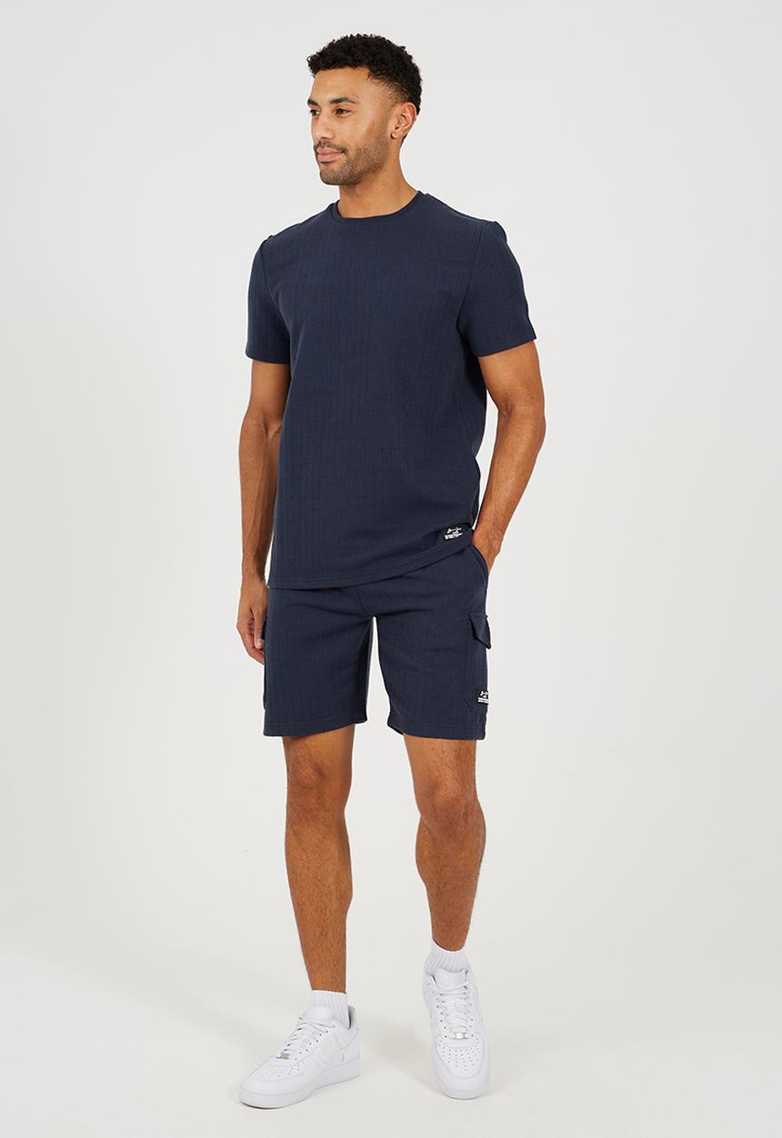 Brave Soul - Crew Neck Tshirt  - Navy