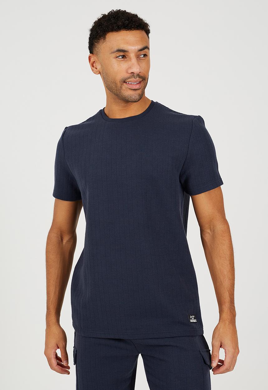 Brave Soul - Crew Neck Tshirt  - Navy