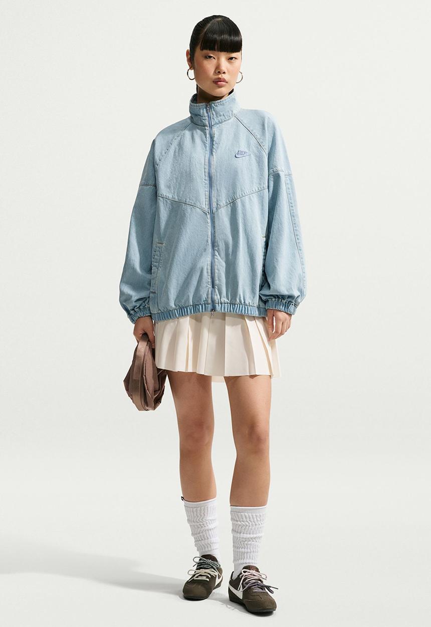 Nike - W Nk Wr Denim Jkt - Lt Armory Blue/Work Blue