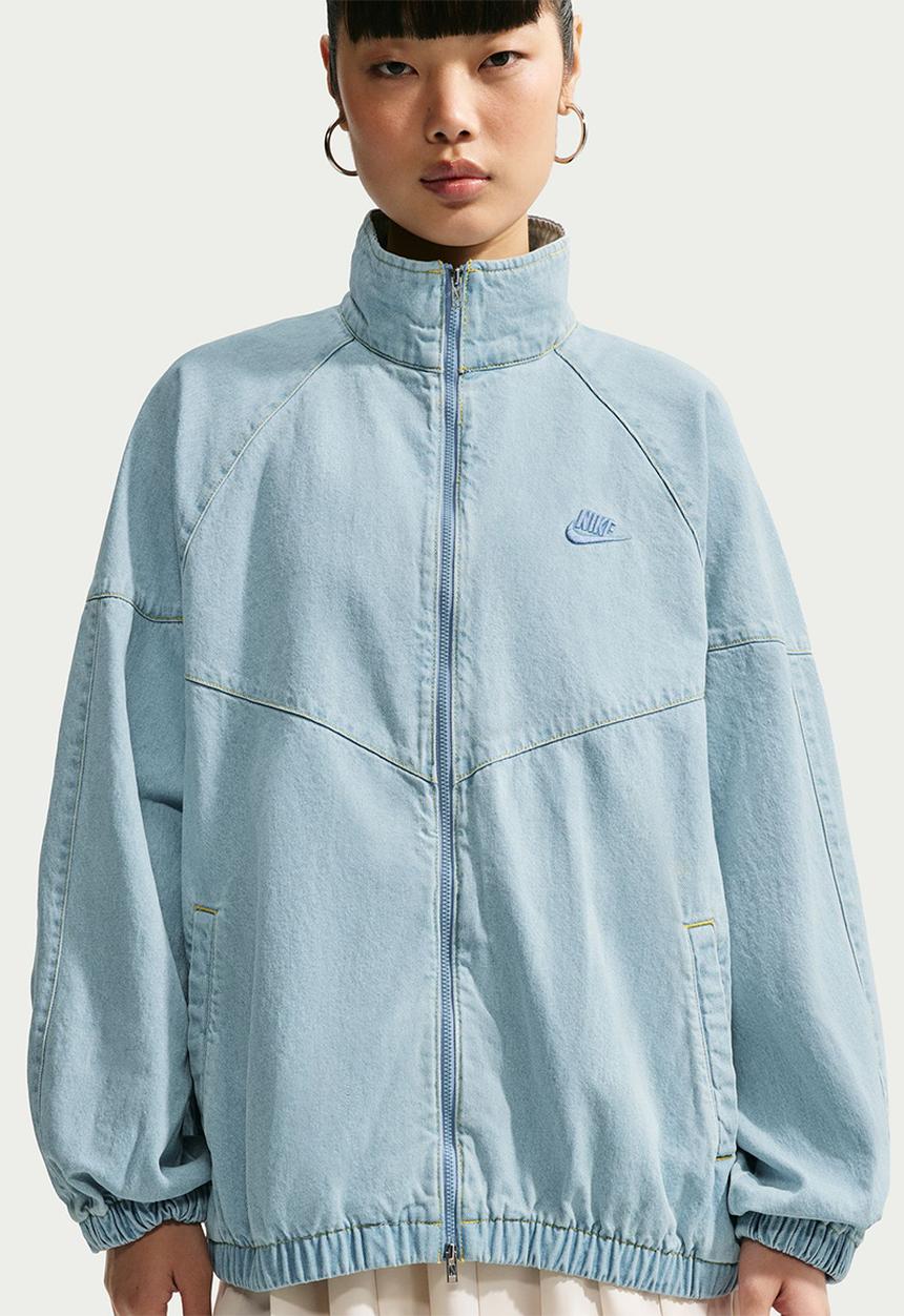 Nike - W Nk Wr Denim Jkt - Lt Armory Blue/Work Blue