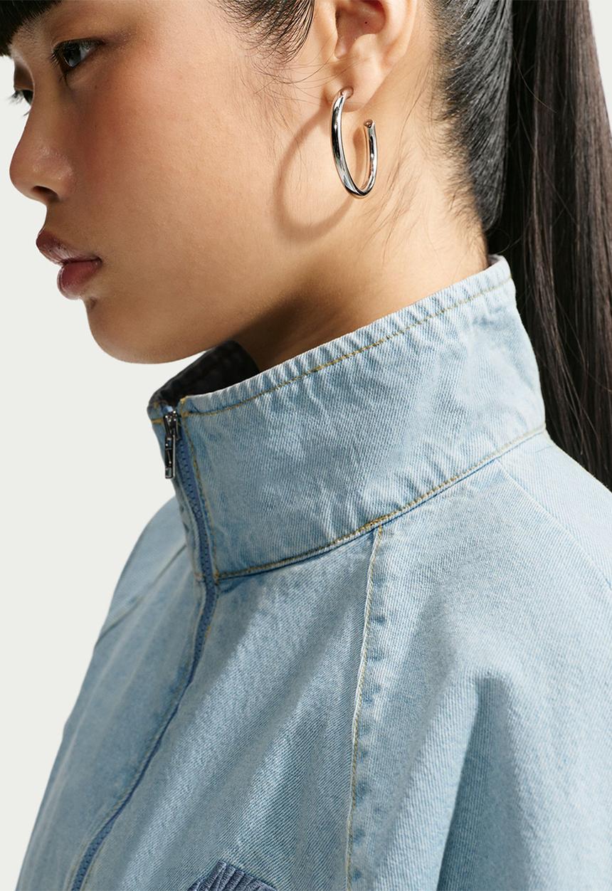 Nike - W Nk Wr Denim Jkt - Lt Armory Blue/Work Blue