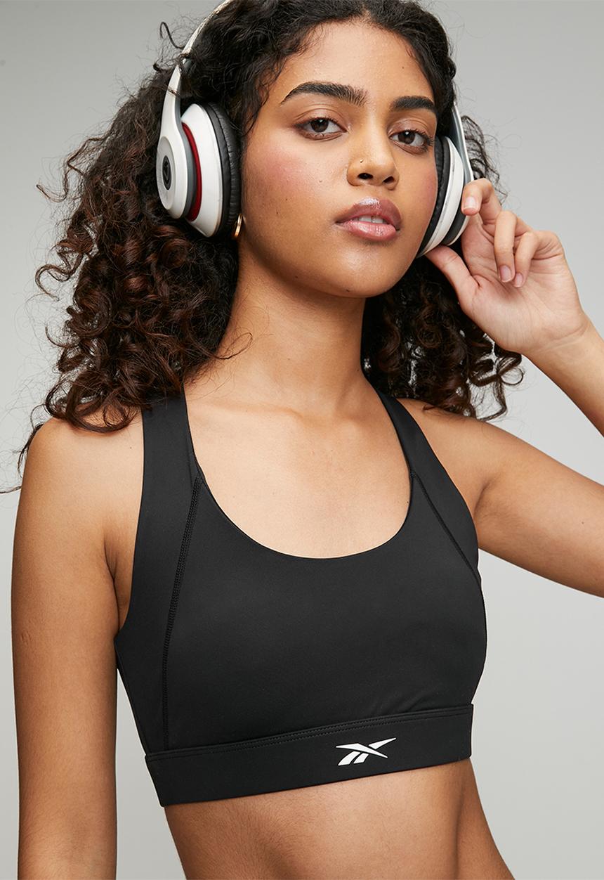Reebok - Id Train Racer Bra - Black