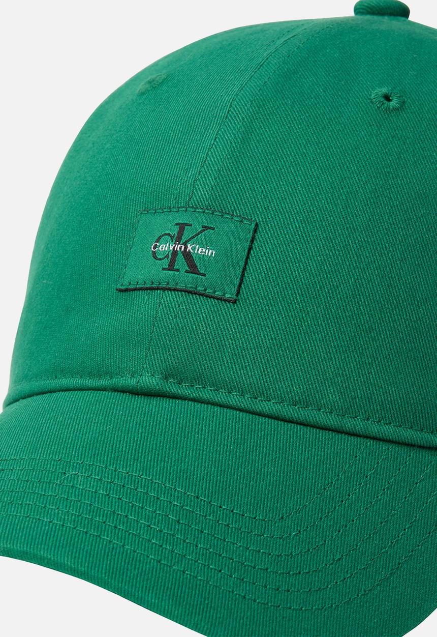 Calvin Klein - Monologo Woven Patch Bb Cap - Green