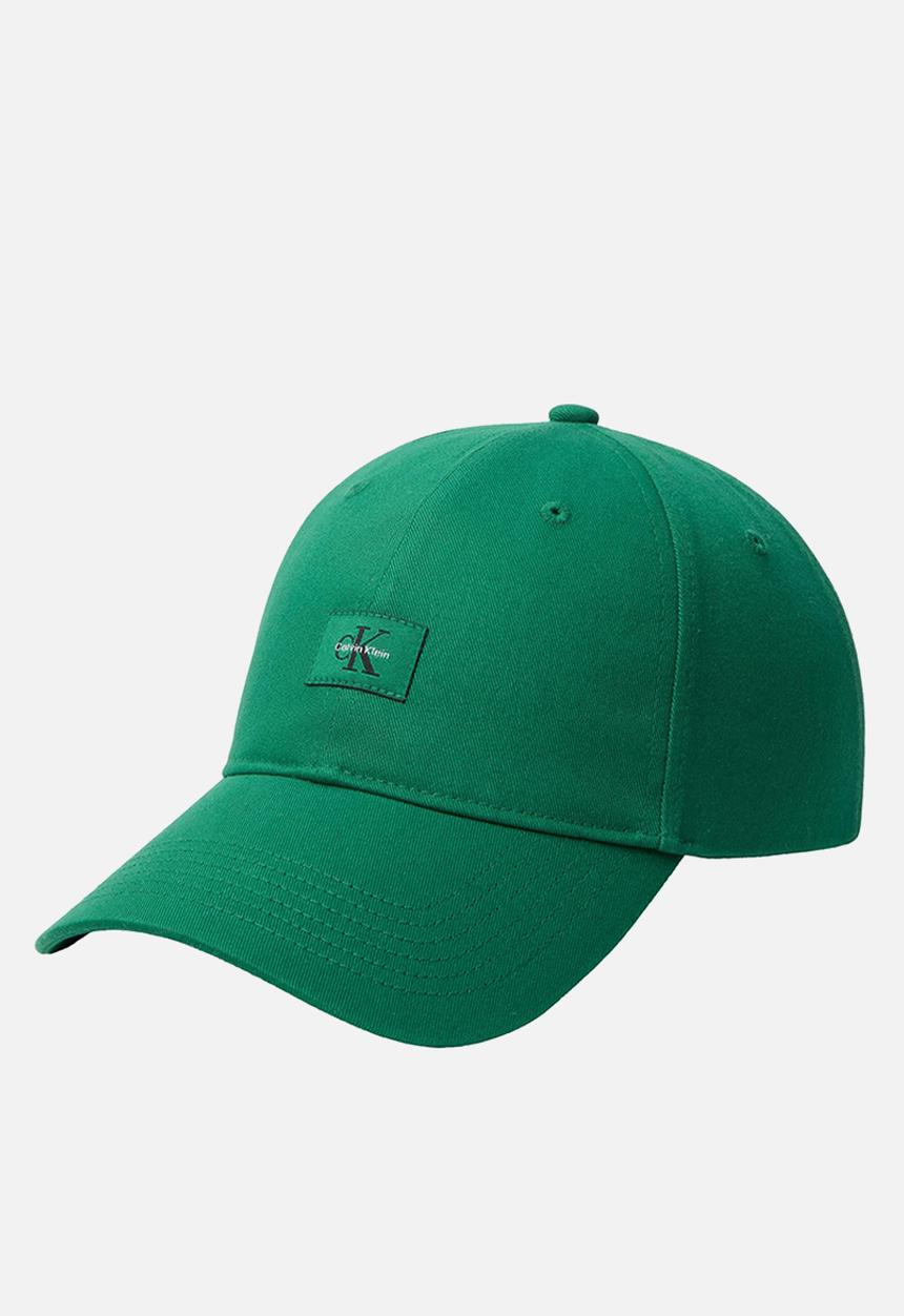 Calvin Klein - Monologo Woven Patch Bb Cap - Green