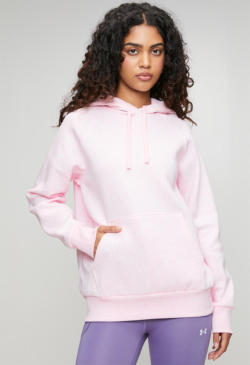 Under Armour - UA Rival Fleece Hoodie - Prime Pink Light Heather