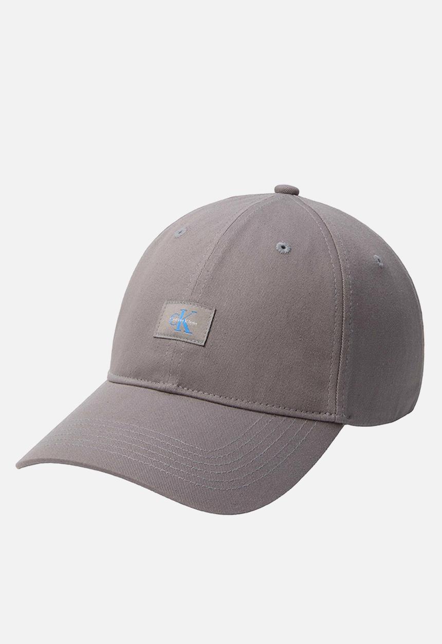 Calvin Klein - Monologo Woven Patch Bb Cap - Grey