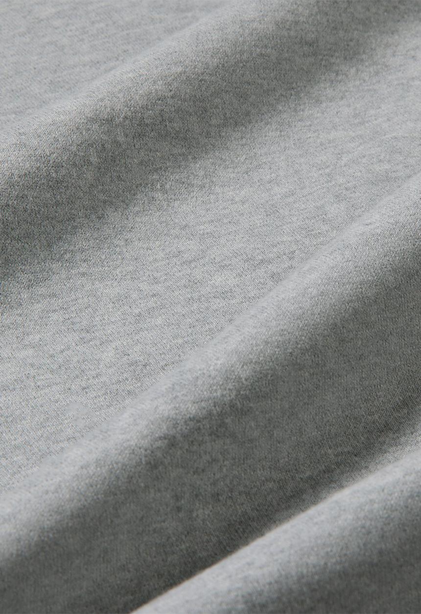 Nike - W Nk Stdo Flc Mw Os Crop Crew - Dk Grey Heather/Sail