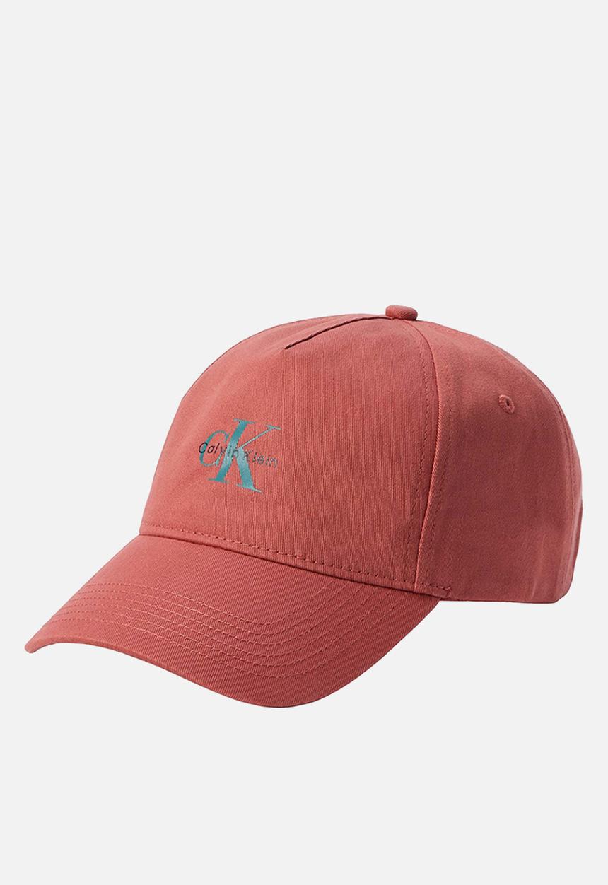 Calvin Klein - Monologo Printed Baseball Cap - Orange