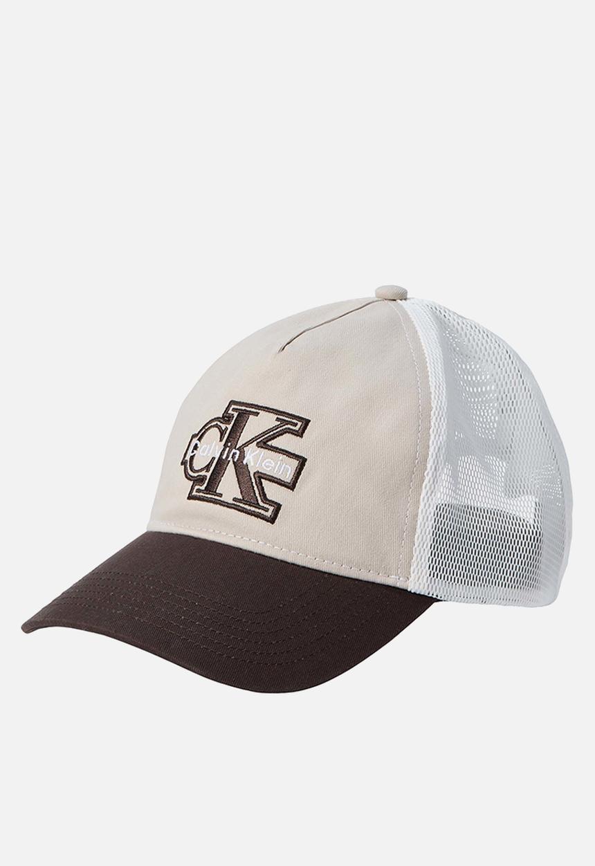Calvin Klein - Color Block Mesh Trucker - Neutrals