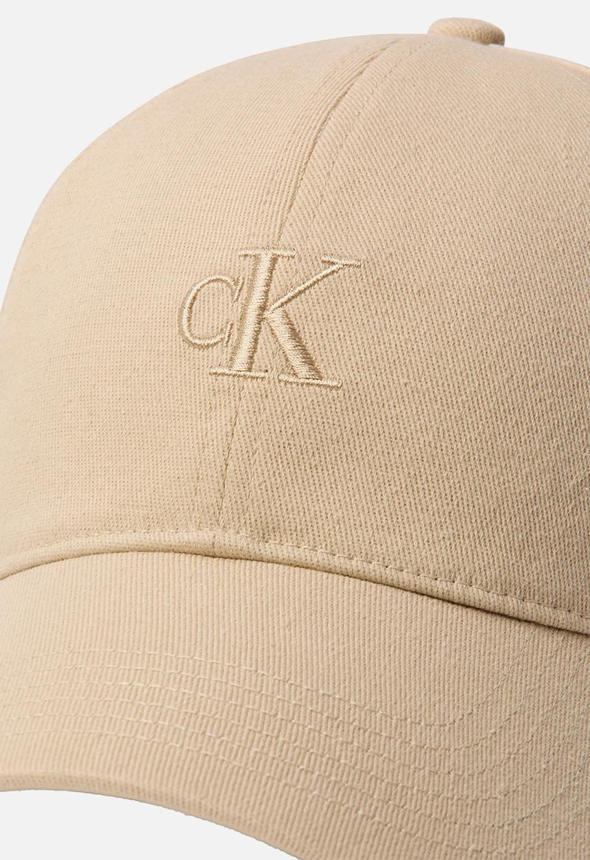 Calvin Klein - Monogram Embroidery Baseball Cap - Neutrals