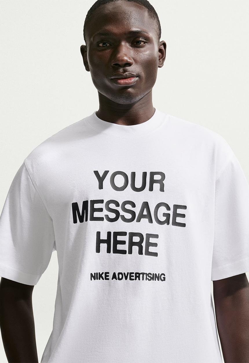 Nike - NSW "Your Message Here"  T-Shirt  - White