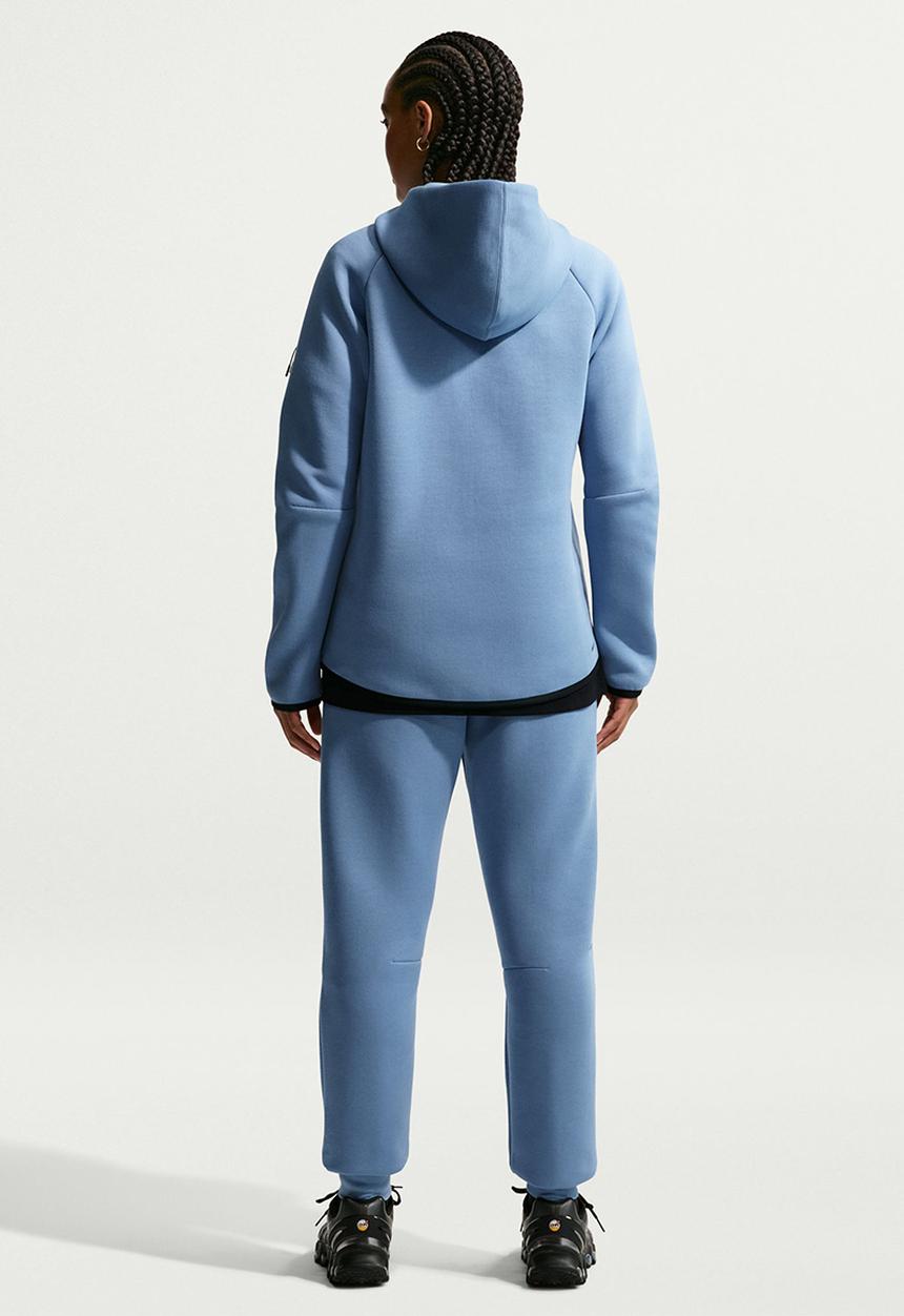 Nike - W Nsw Tch Flc Wr Fz Hdy 2 - Work Blue/Black