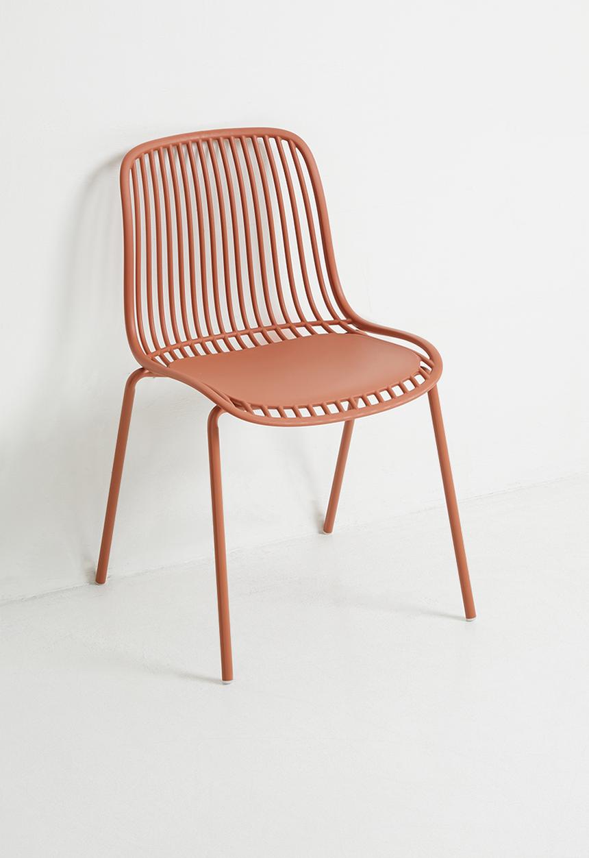 Sixth Floor - Porto Outdoor Dining Chair - Rust