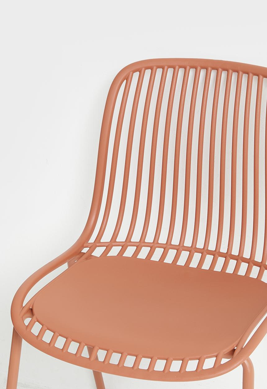 Sixth Floor - Porto Outdoor Dining Chair - Rust