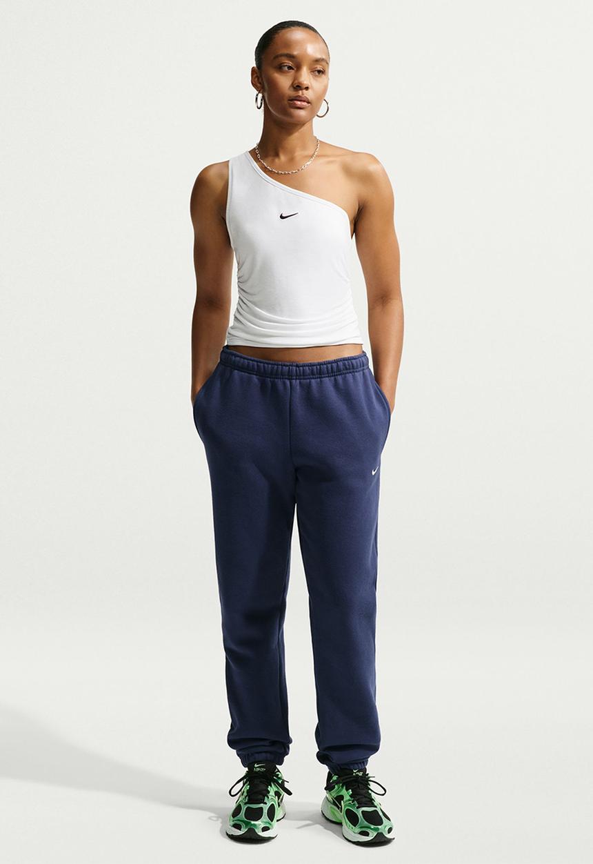 Nike - W Nk Assym One Shoulder Tank - White/Black