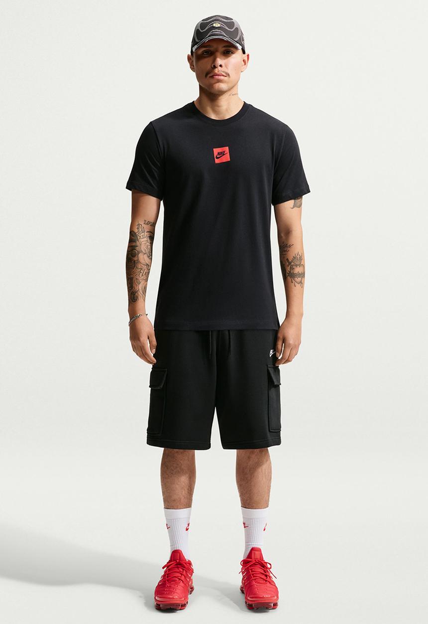 Nike - Club Futura Box  T-Shirt - Black