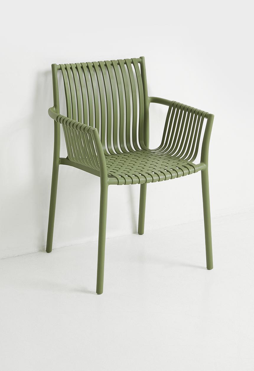 Sixth Floor - Malta Outdoor Dining Chair - Green