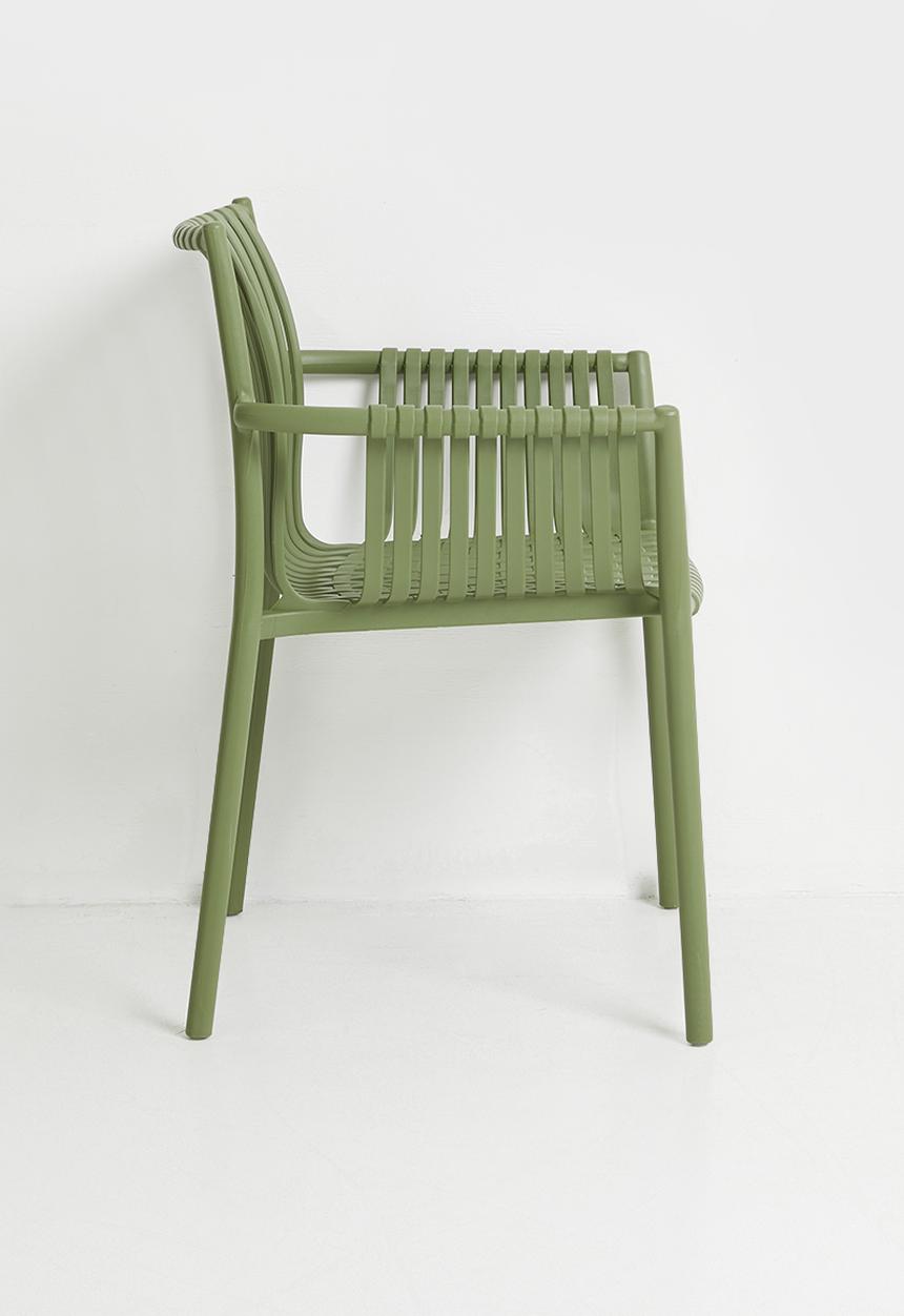 Sixth Floor - Malta Outdoor Dining Chair - Green