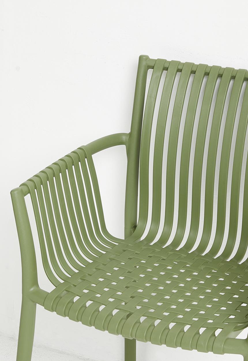 Sixth Floor - Malta Outdoor Dining Chair - Green