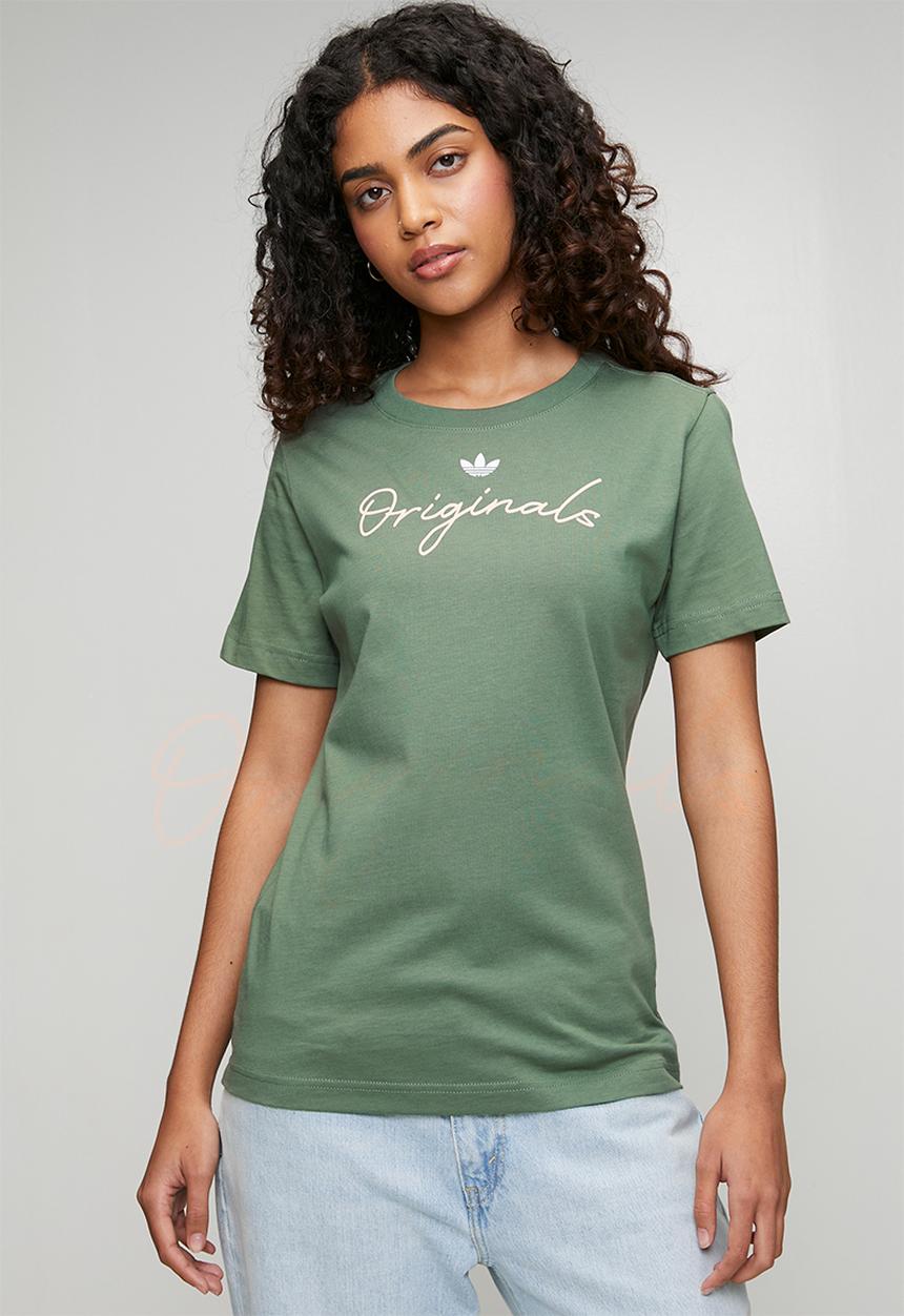 adidas Originals - P Tee Ls W - Trace Green