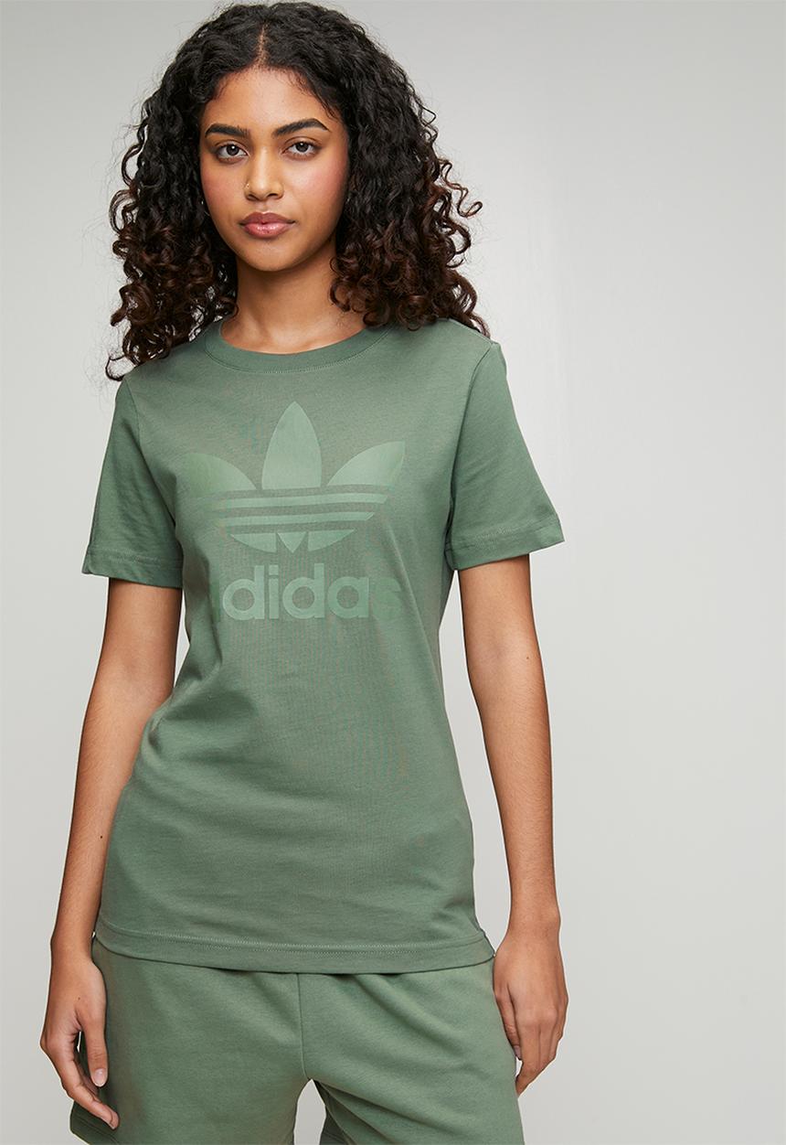 adidas Originals - Trefoil Tee W S26 - Trace Green