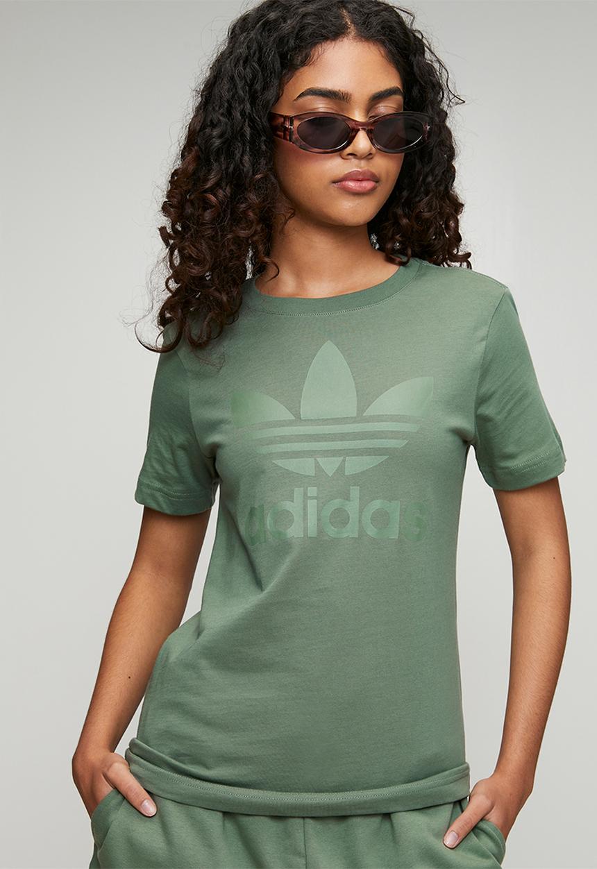 adidas Originals - Trefoil Tee W S26 - Trace Green